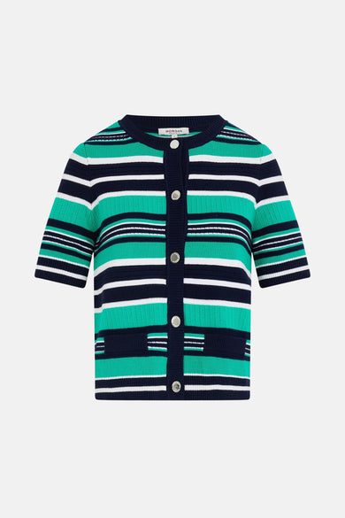 Pull met ronde hals - multicolor