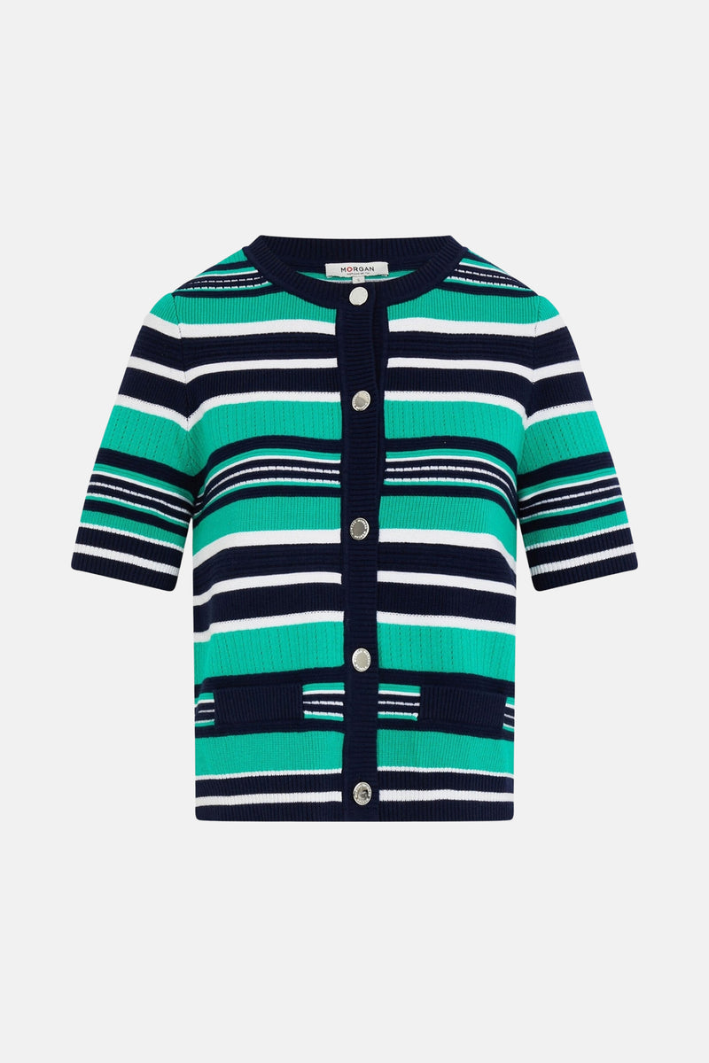 Pull met ronde hals - multicolor