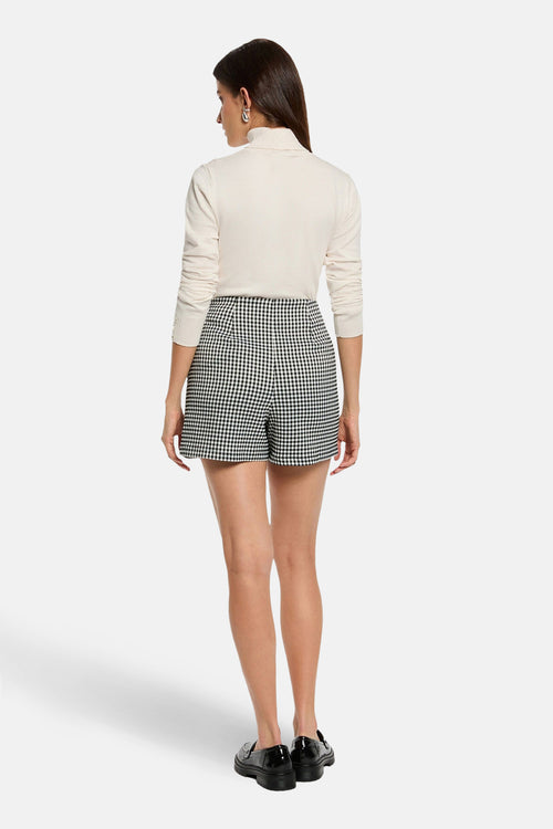 Pull met rolkraag - ecru