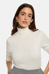 Pull à col roulé - écru