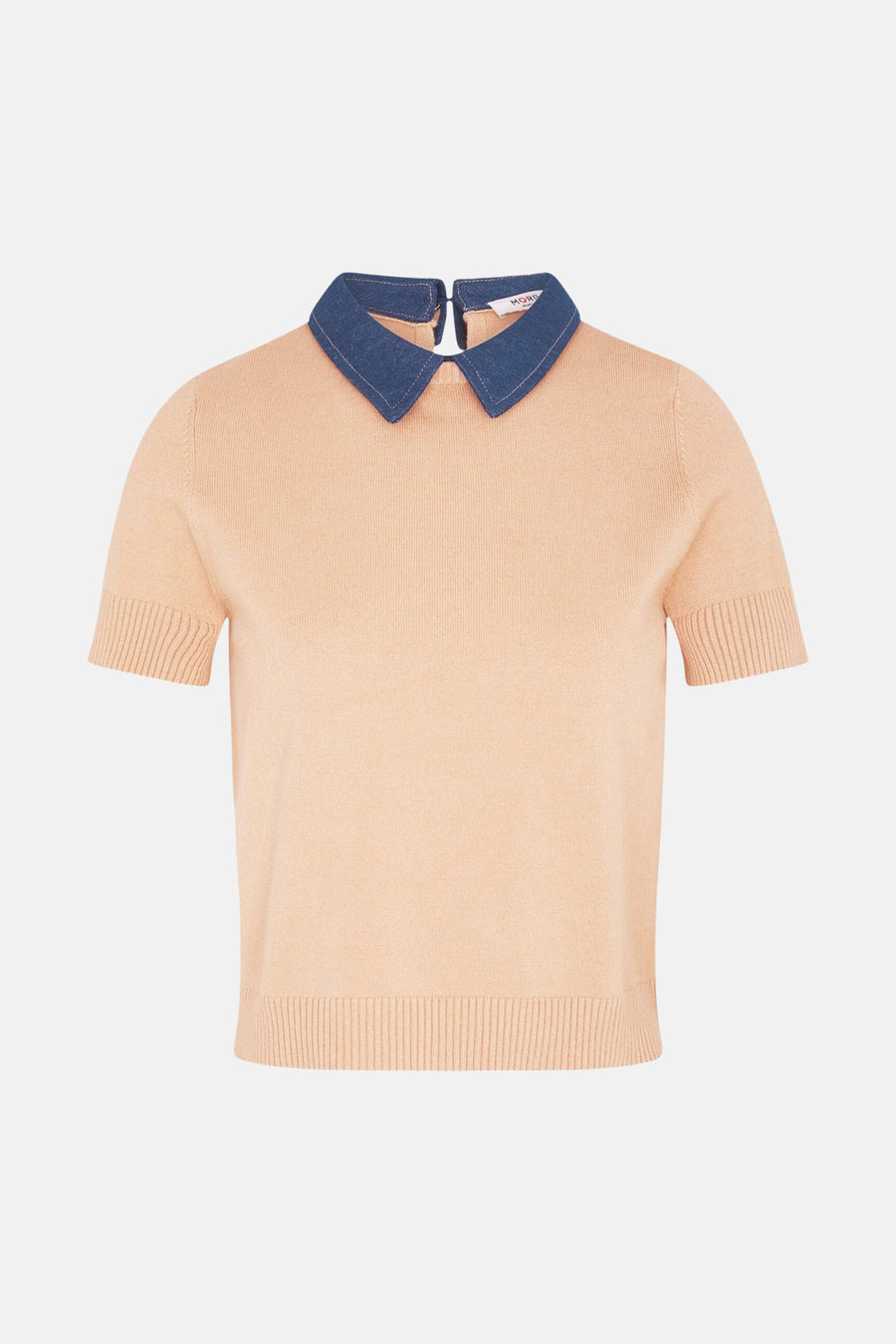 Trui met ronde hals beige - Morgan de Toi