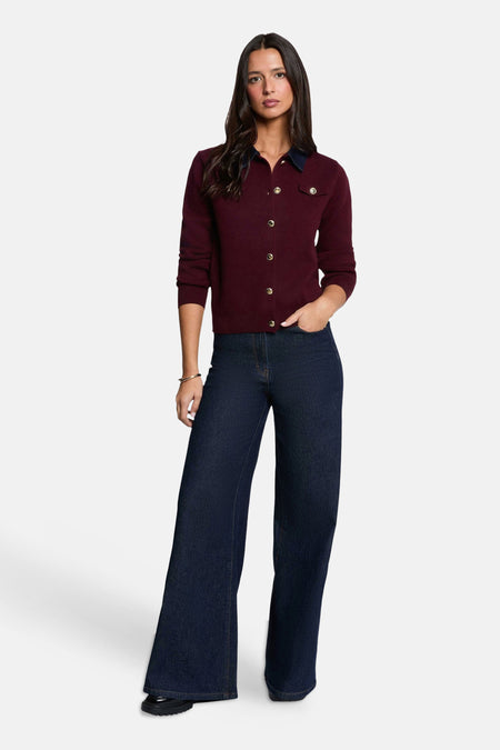 Cardigan - PRUNE
