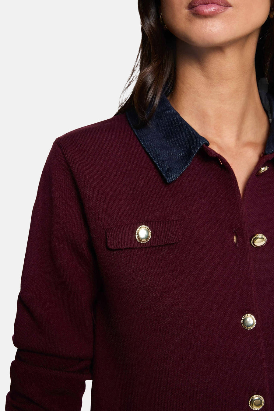 Cardigan rouge - Morgan de Toi