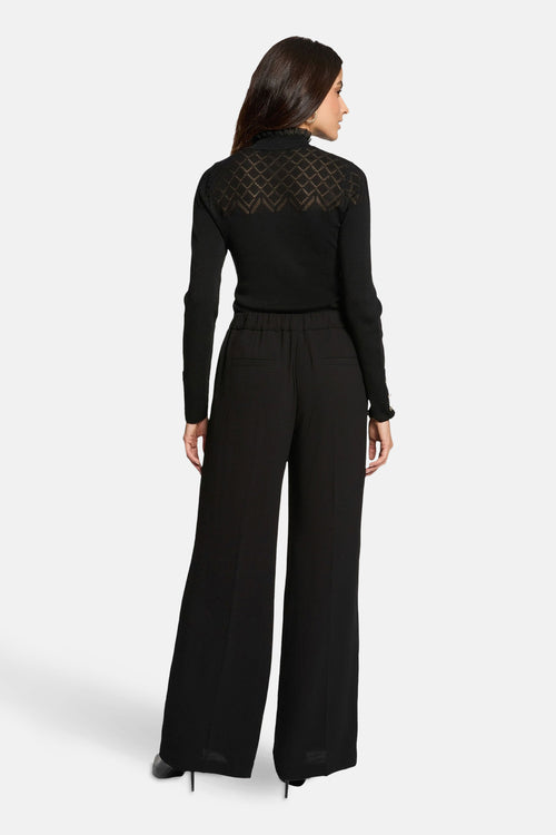 Trui met rolkraag zwart - Morgan de Toi