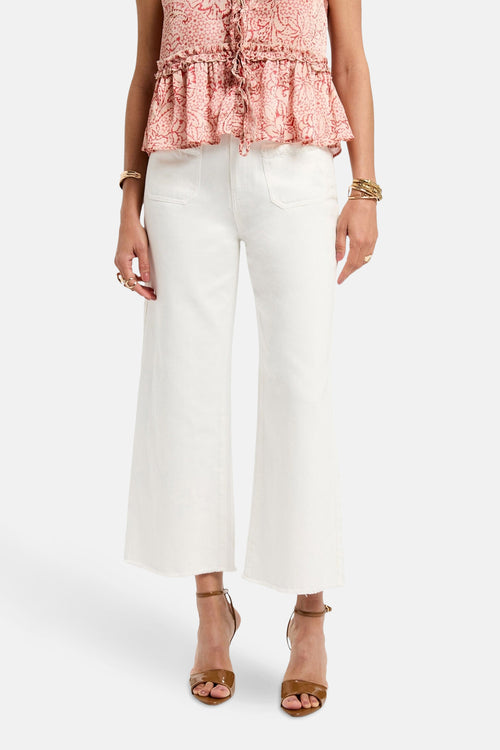 Jean large OFF WHITE DENIM - Morgan de Toi