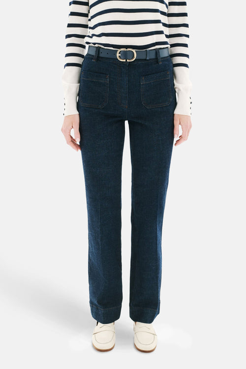 Jean droit DARK BLUE DENIM - CAROLL