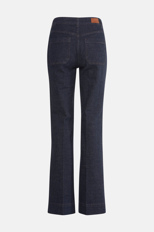 Jeans straight dark blue denim - CAROLL