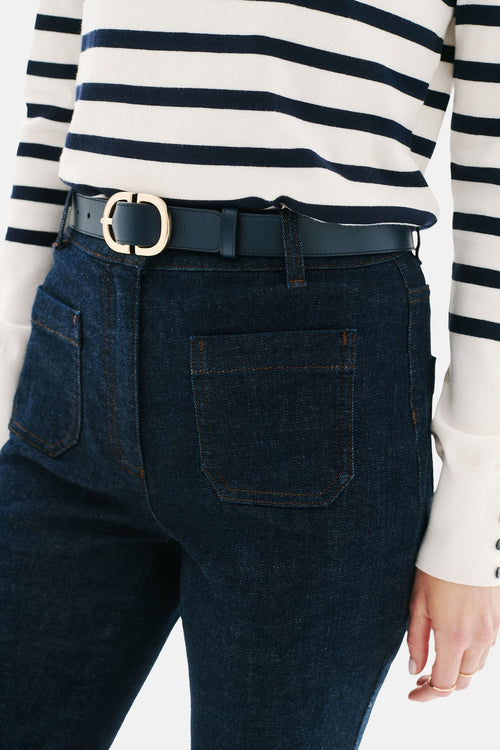 Jean droit DARK BLUE DENIM - CAROLL