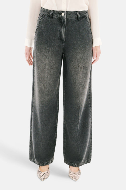 Jean large grey denim - CAROLL