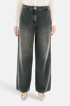 Jean large grey denim - CAROLL