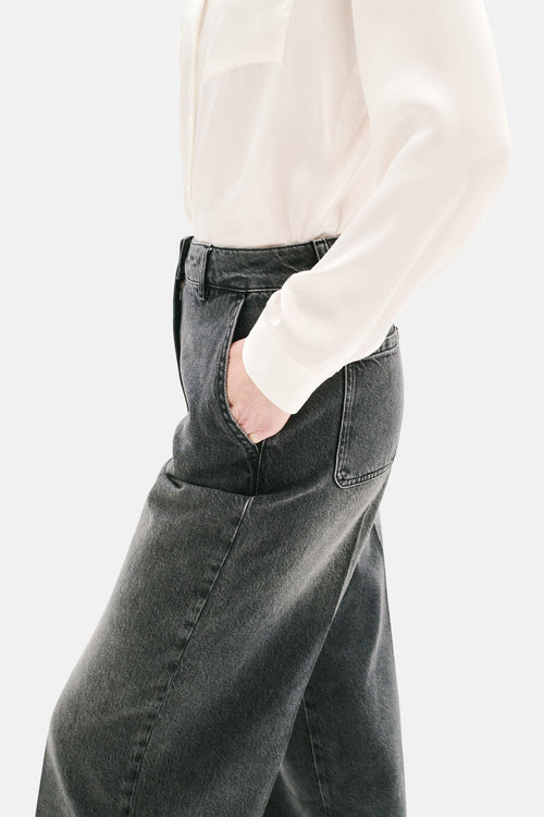 Jean large grey denim - CAROLL