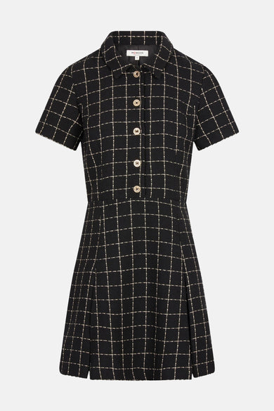 Kleedje met korte mouwen - zwart