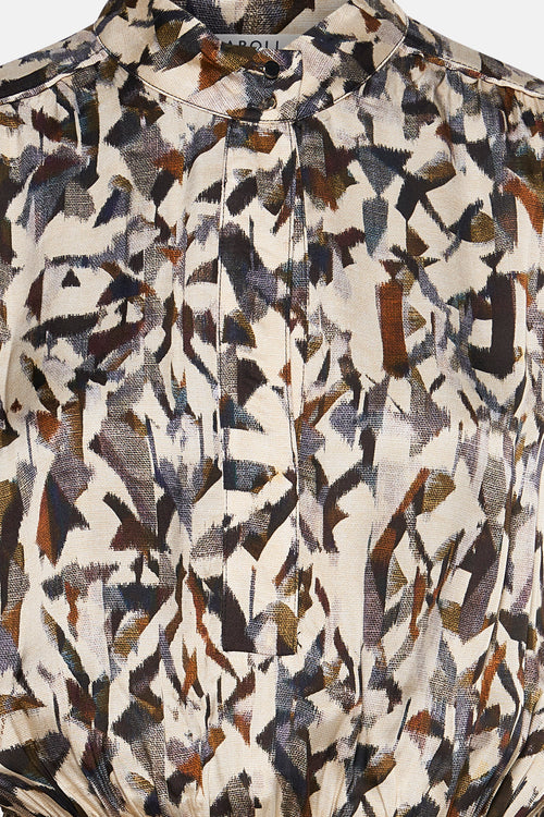 Kleedje met lange mouwen - multicolor