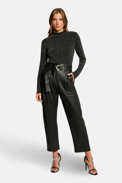 T-shirt met lange mouwen - zwart