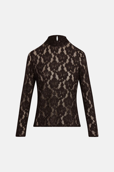 T-shirt (lange mouwen) zwart - Morgan de Toi