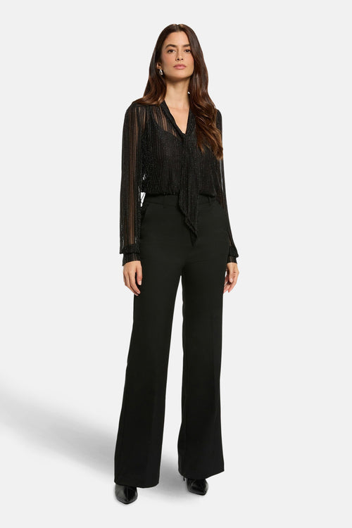 Blouse met lange mouwen - zwart