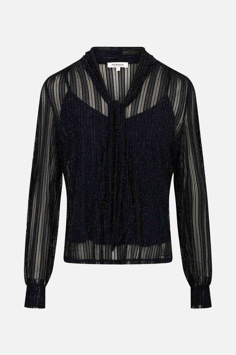 Blouse met lange mouwen - zwart