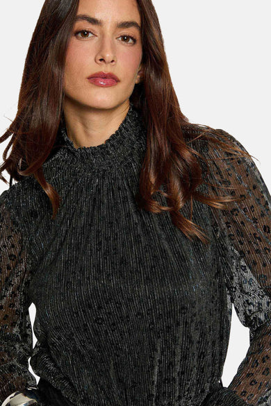 T-shirt met lange mouwen - zwart