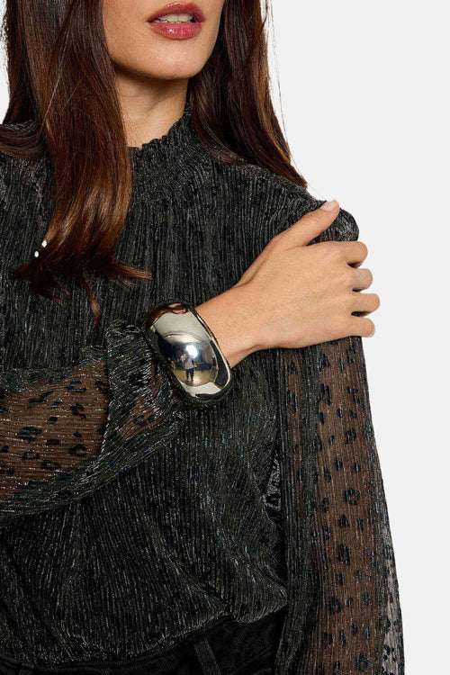 T-shirt met lange mouwen - zwart