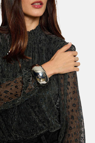 T-shirt met lange mouwen - zwart