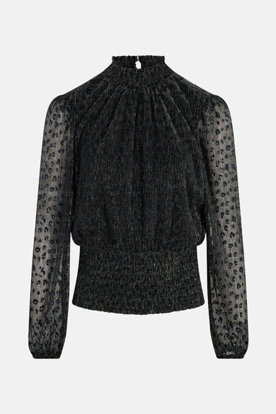 T-shirt met lange mouwen - zwart