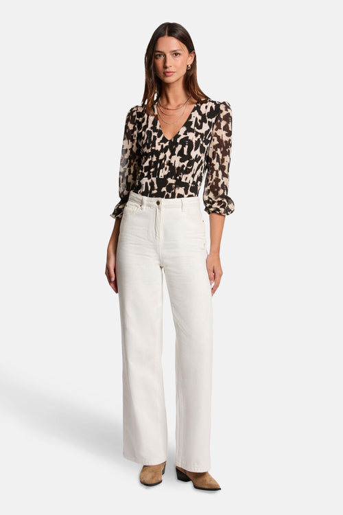 Blouse met lange mouwen - Multicolor