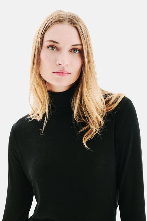 T-shirt met lange mouwen - zwart