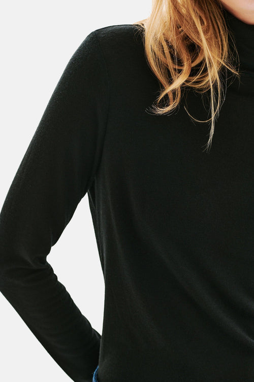 T-shirt met lange mouwen - zwart