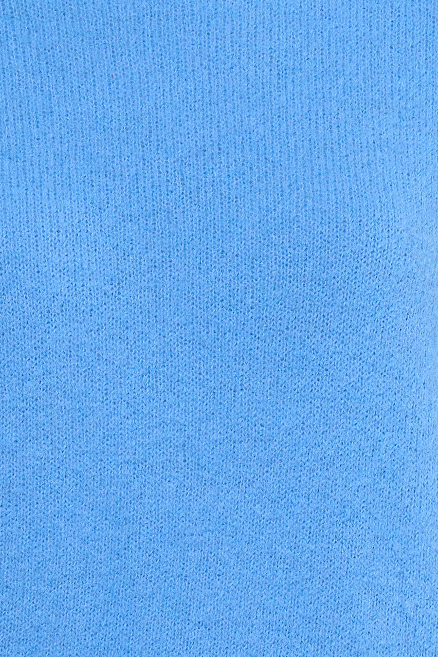 Blauwe trui met ronde hals van Terra di Siena, in fijne en zachte breinaald.