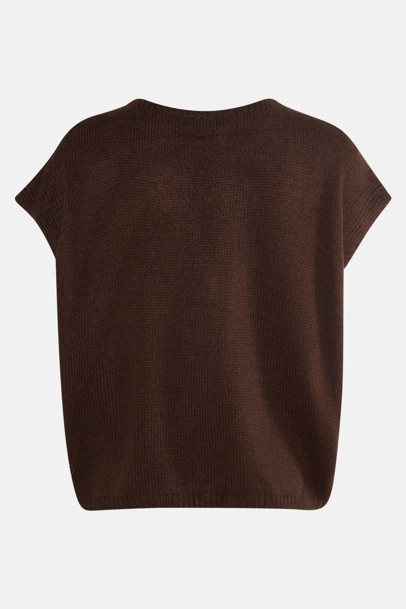 Gilet - bruin