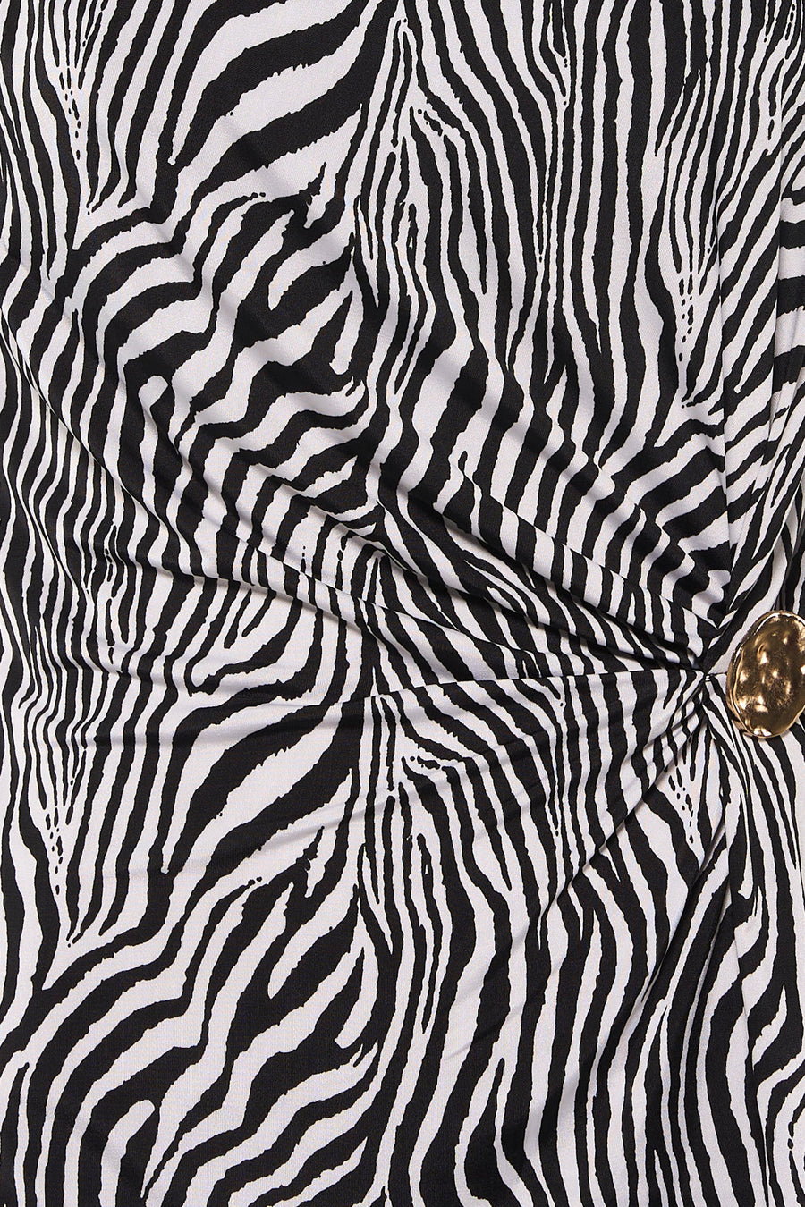 Top sans manches multicolore de Morgan de Toi avec motif zébré et détail doré.