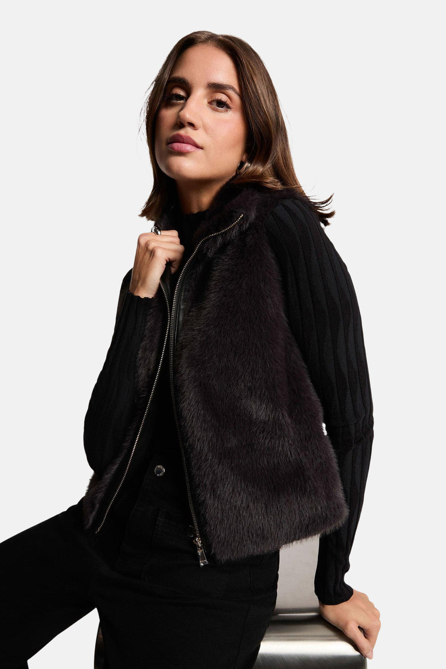 Bodywarmer noir - Morgan de Toi