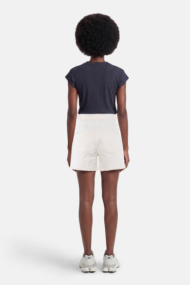 Short - white denim