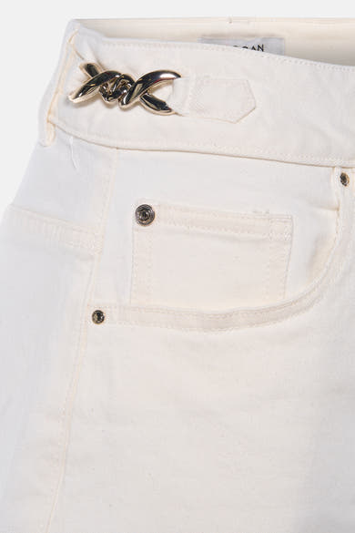 Short - white denim