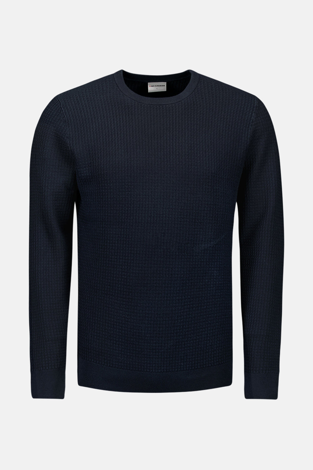 Pull col rond Bleu - NO EXCESS
