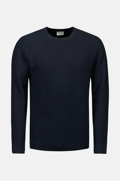 Pull col rond Bleu - NO EXCESS
