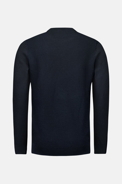 Pull col rond Bleu - NO EXCESS