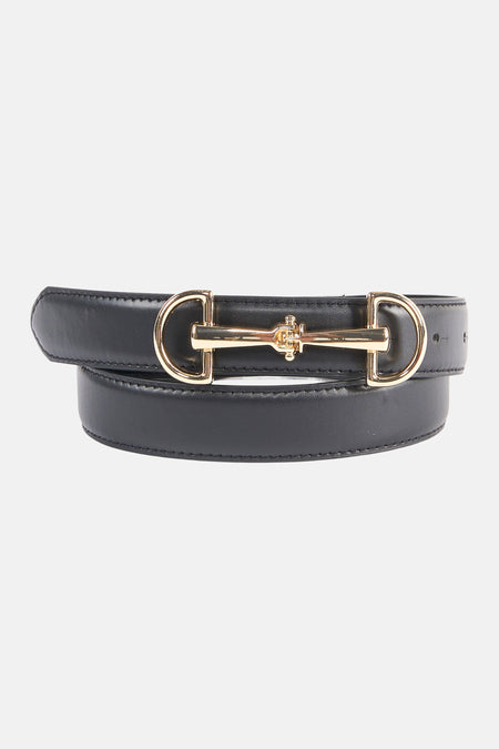 Ceinture noire Morgan de Toi avec boucle dorée