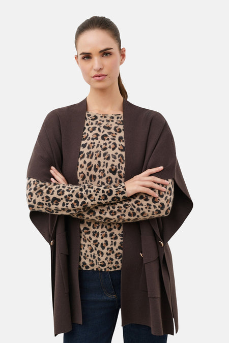 Gilet bruin - CAROLL