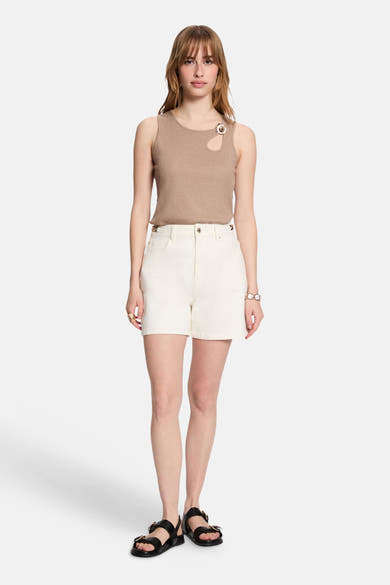 T-shirt à manches courtes - beige