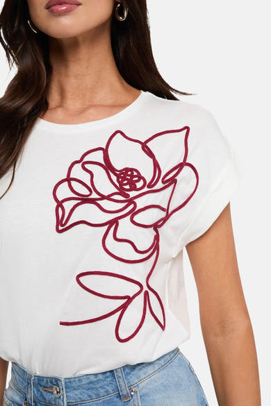 T-shirt (manches courtes) blanc - Morgan de Toi