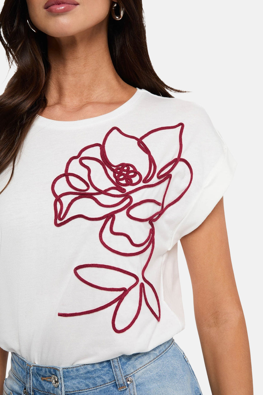 T-shirt (manches courtes) blanc - Morgan de Toi