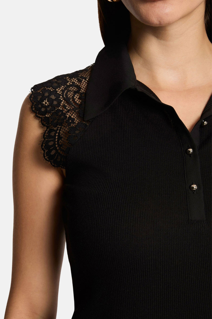 Top uni manches courtes noir - Morgan de Toi