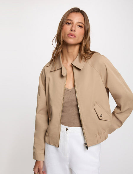 Veste courte beige - Morgan de Toi