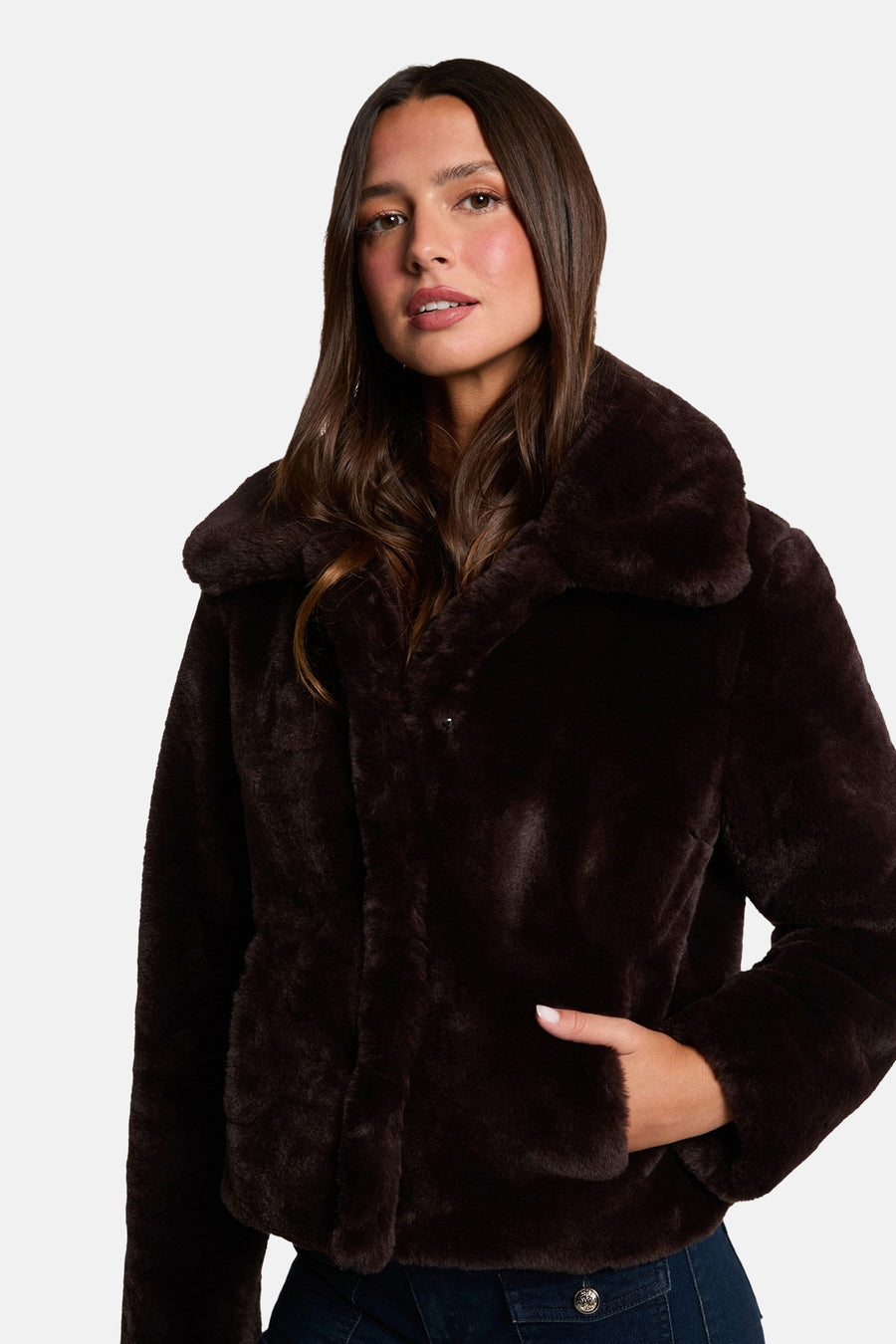 Veste courte brun - Morgan de Toi