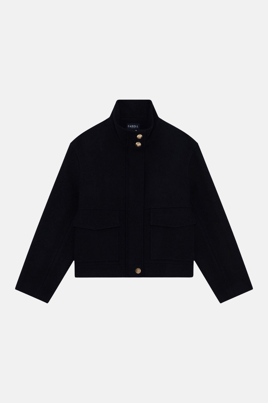 Dames tops jas casual bleu - CAROLL