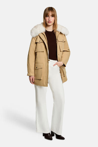 Dames tops jas casual beige - Morgan de Toi