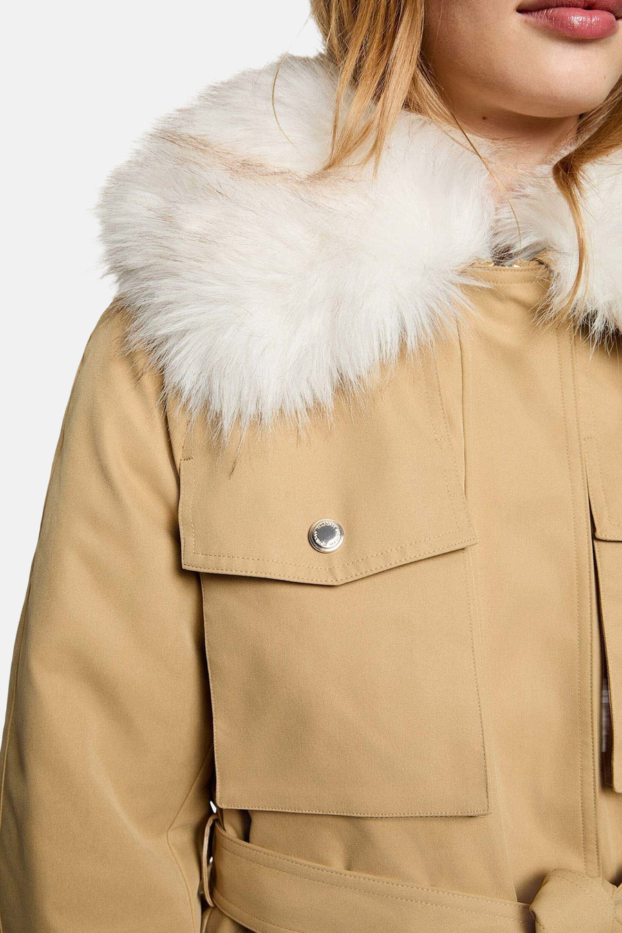 Dames tops jas casual beige - Morgan de Toi