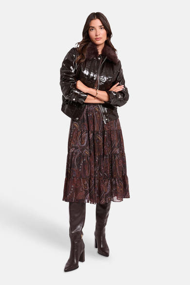 Dames tops jas casual brun - Morgan de Toi