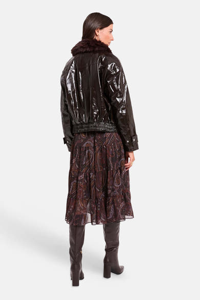 Dames tops jas casual brun - Morgan de Toi